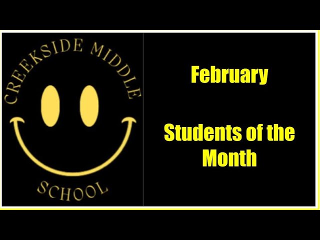 Student of the Month February