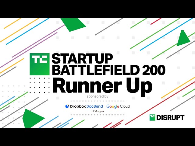 Startup Battlefield 200 Runnerup Announcement | TechCrunch Disrupt 2024