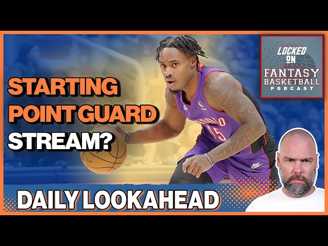 Fantasy Basketball Monday Preview, Streaming Moves, & Top Secret Winning Strategies