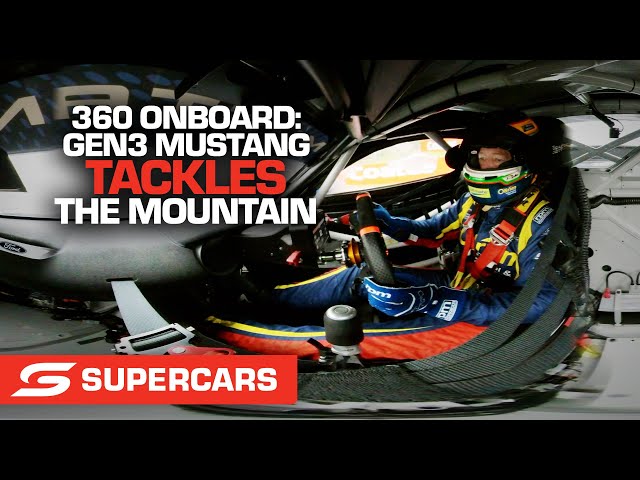 360 ONBOARD: Gen3 Mustang TACKLES The Mountain [4K] - Repco Bathurst 1000 | Supercars 2022