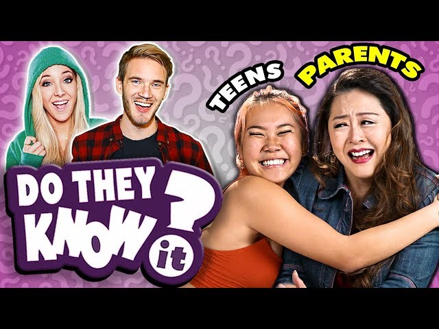 Do Parents Know Their Teen's Favorite YouTube Stars? | React: Do They Know It?