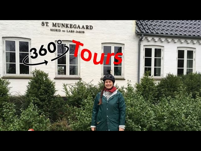 360 video walking tours I 32 selvejergård St Munkegård Aaker I Bornholm Denmark