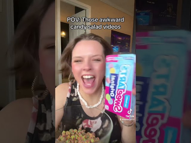 Do they even eat the candy?? #candy #candysalad #nerdsrope #tiktok #tiktokvideo