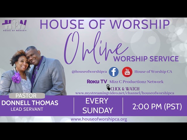 Join us ONLINE EVERY SUNDAY at 2:00PM (PST)