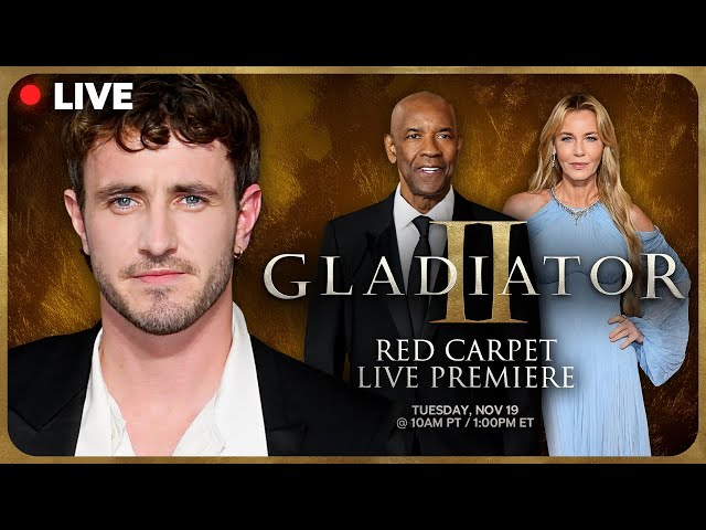 Gladiator II LA Premiere with Paul Mescal, Denzel Washington, Pedro Pascal & More!