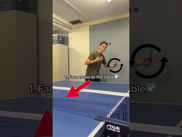 How to do the FASTEST table tennis serve 🏓😮 #tabletennis #pingpong #serve #tutorial #foryou #nickr