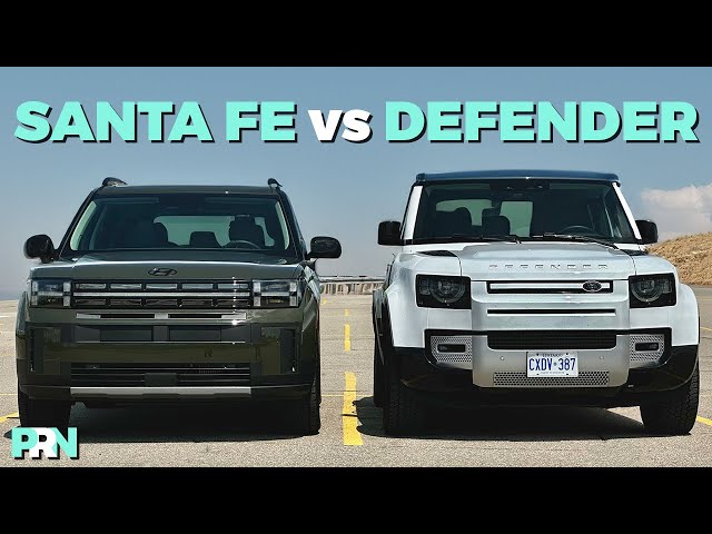 Is the New Santa Fe a Knock-Off Defender? | 2024 Hyundai Santa Fe vs Land Rover Defender