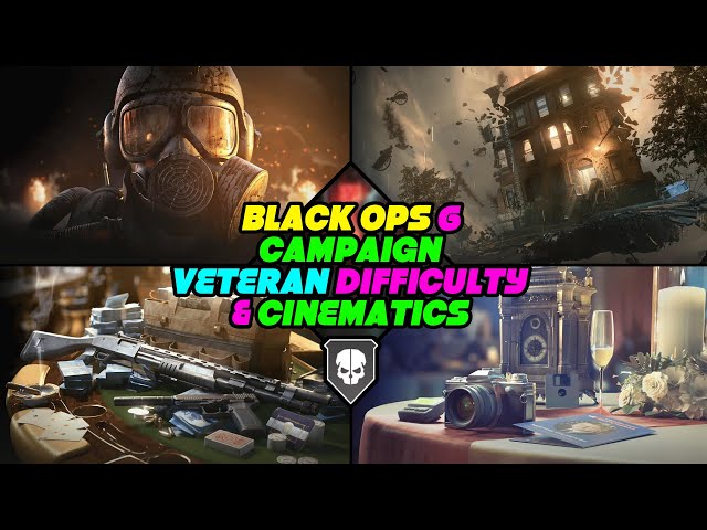 Call Of Duty: Black Ops 6 Campaign & Cinematics (Veteran Difficulty)