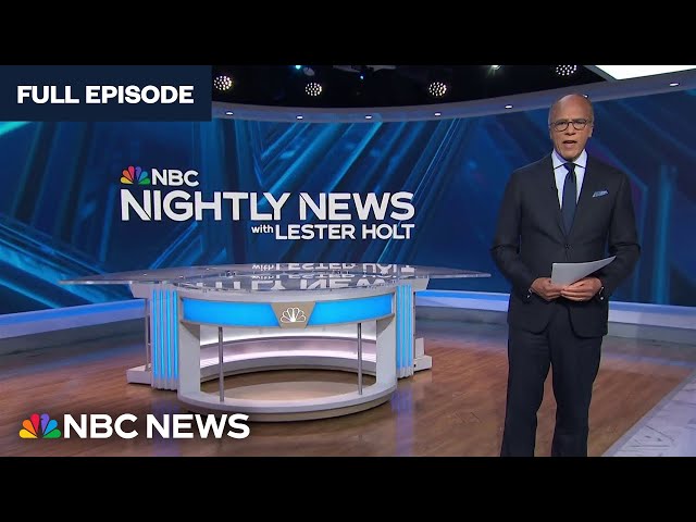 Nightly News Full Broadcast - Oct. 14