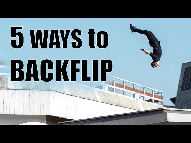 5 ways to Backflip - Backflip Tutorial