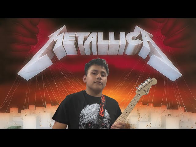 Master Of Puppets Cover (2 years self taught)