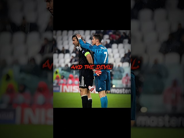 Buffon x Cristiano 😈 #shortsvideo #viral #funny #trending