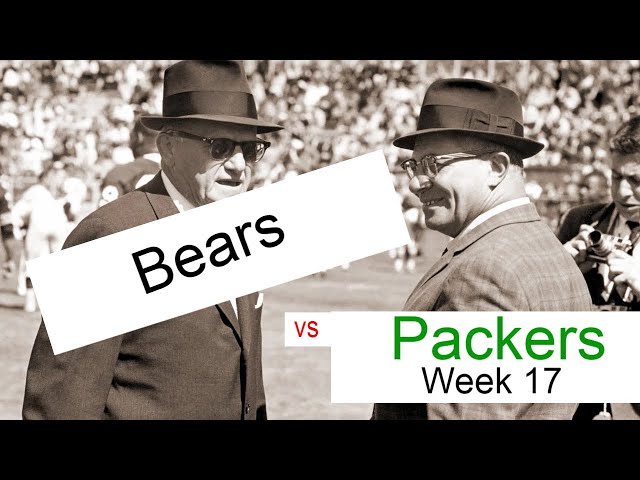 Packers vs Bears .. Week 17 Aaron Rodgers vs Mitch Trubisky