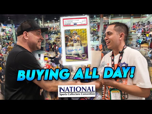 I Bought Sports Cards For 8 HOURS At The National Card Show! 💵