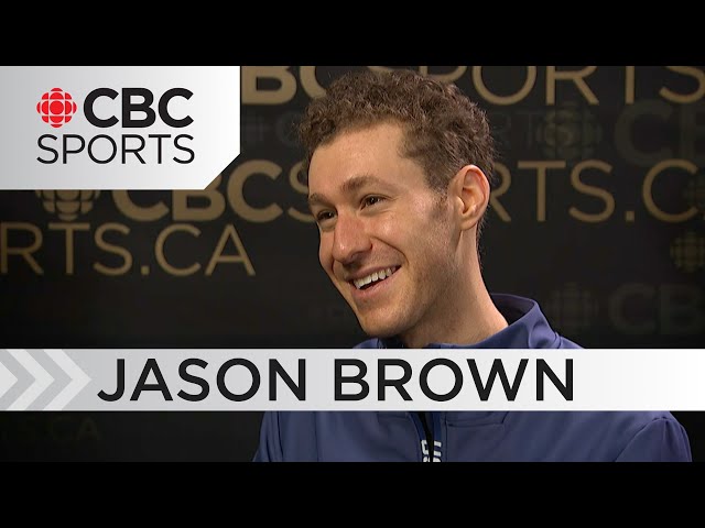 USA's Jason Brown has a moment with our host, talks looking up to Patrick Chan & more | #CBCSports