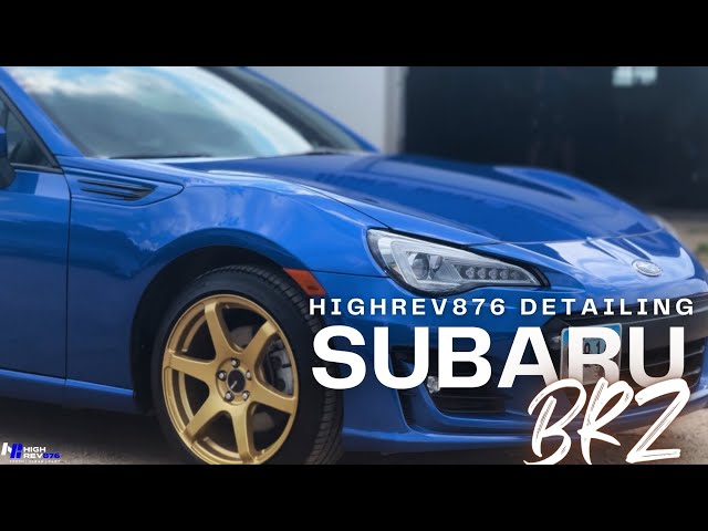 Transforming a 2020 Subaru BRZ: Detailing for a Showroom Shine