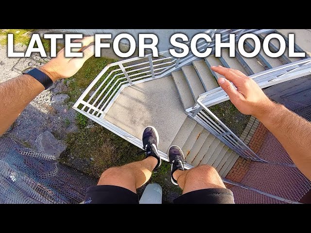 Late For School Parkour POV