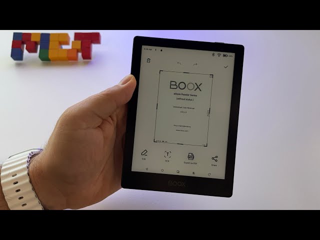 Taking a screenshot on Onix Boox Go 6 using gestures