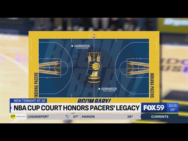 Indiana Pacers introduce NBA Cup court redesign