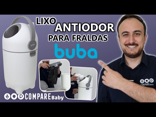 Lixeira Antiodor Para Fraldas BUBA | ✅ Lixeira para Fralda com VEDAÇÃO | Como funciona?