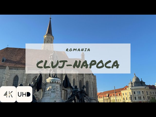 WalkIn CLUJ-NAPOCA | ROMANIA | 4K HDR City Walking Tour