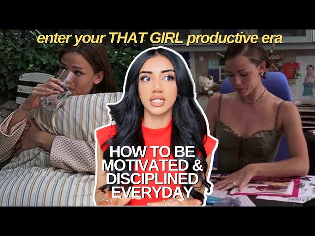 how to EXIT YOUR LAZY GIRL ERA | productivity hacks, discipline secrets & mindset LEVEL UP