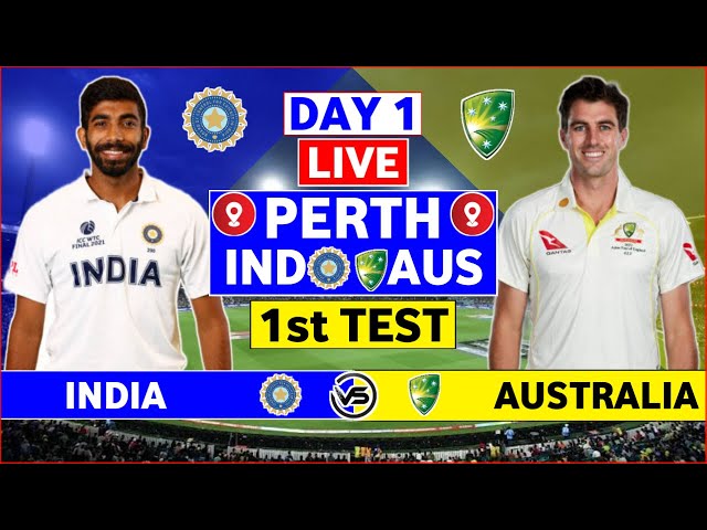 Australia vs India 1st Test Live Scores | AUS vs IND 1st Test Day 1 Live Scores & Commentary