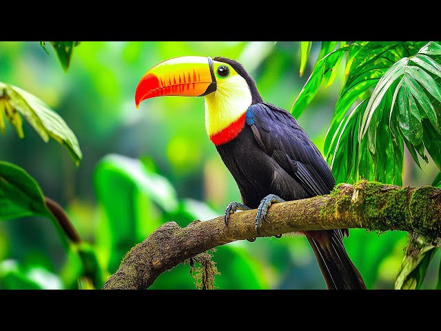 Healing Birdsong in the Jungle 🕊️ Let Go of Stress and Find Inner Peace 🍃 Stress Relief Sounds 🎶