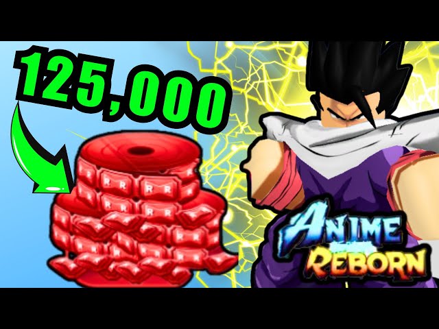 I spent 125,000 red tickets to get Beast Gohan in Roblox Anime Reborn