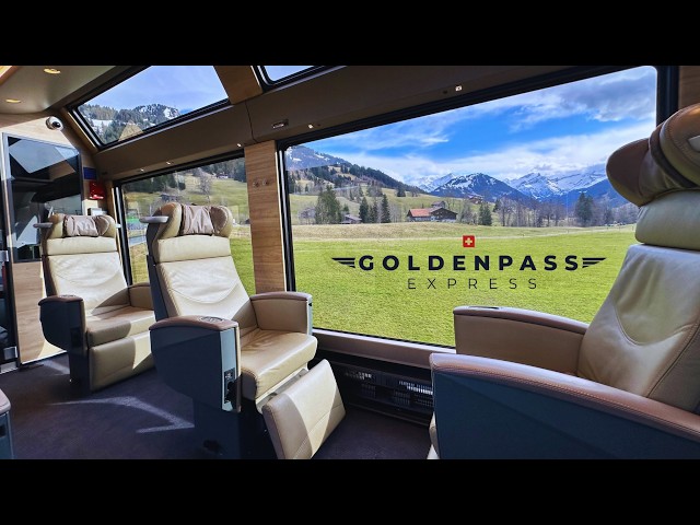 Riding the Luxury GoldenPass Express Prestige Class in Switzerland 🇨🇭