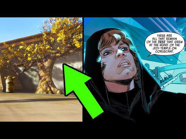 Luke Finds the Jedi Temple Tree From Coruscant - Star Wars Canon