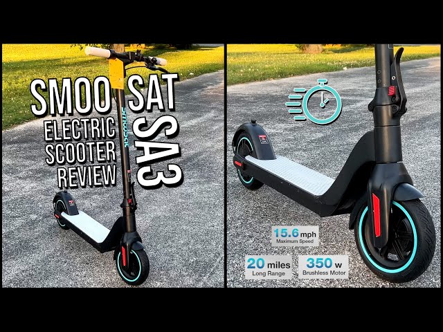 SmooSat SA3 Electric Scooter Review - Perfect Budget Electric Scooter for City!