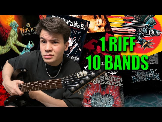 The MOST USED Riff in Metal PART 2: From Judas Priest to Emo