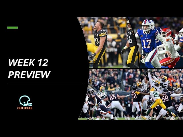 NFL Week 12 Preview