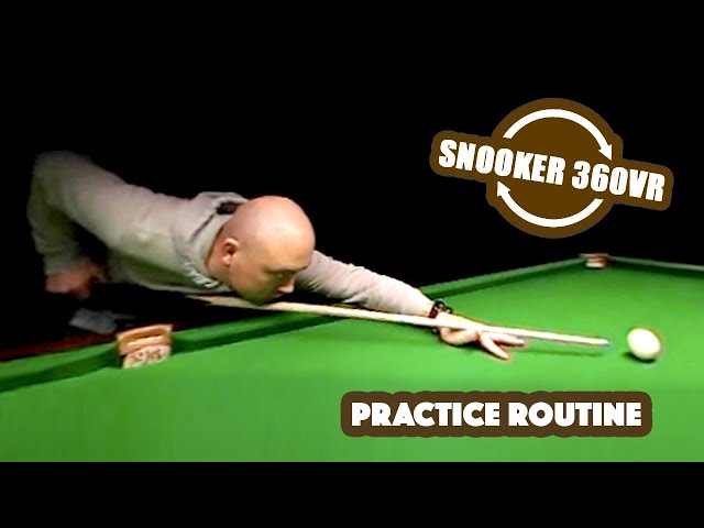 Snooker Practice in VR 360