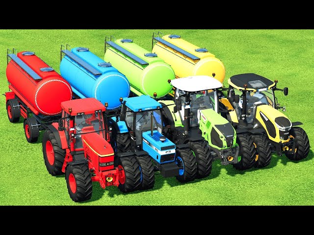 LOAD & TRANSPORTING CARS & CASE TRACTORS - Farming Simulator 22 #498