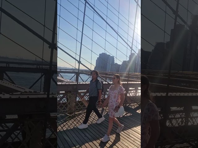 Brooklynský most ( Brooklyn Bridge ), New York 🌞👍😎 další splněný sen 🌞✈️😂