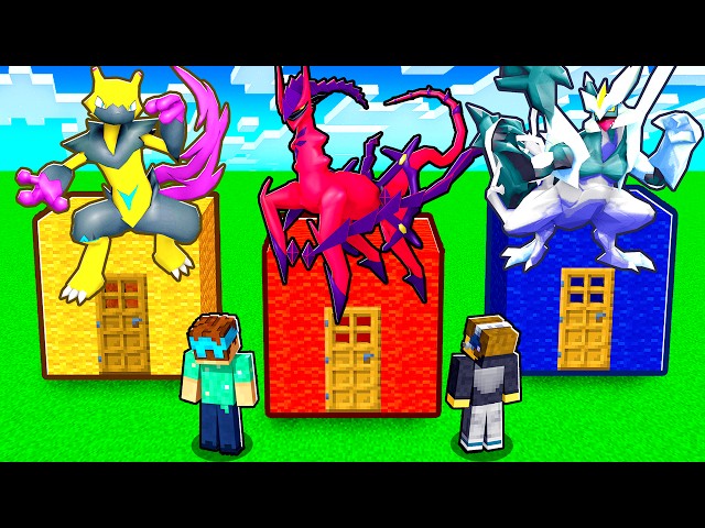 Don’t Choose the Wrong FUSION POKEMON Door! (Minecraft Pixelmon)