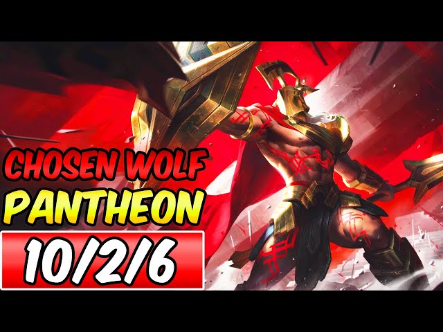 CHOSEN OF THE WOLF PANTHEON | Best Build & Runes | How To Play Pantheon | League of Legends