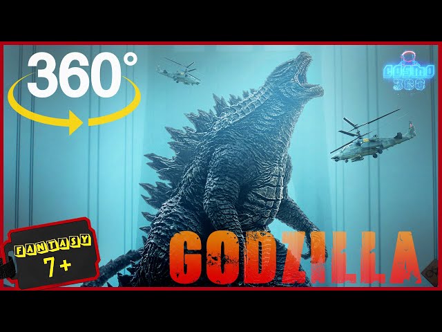 Run Away From Godzilla 360 vr video