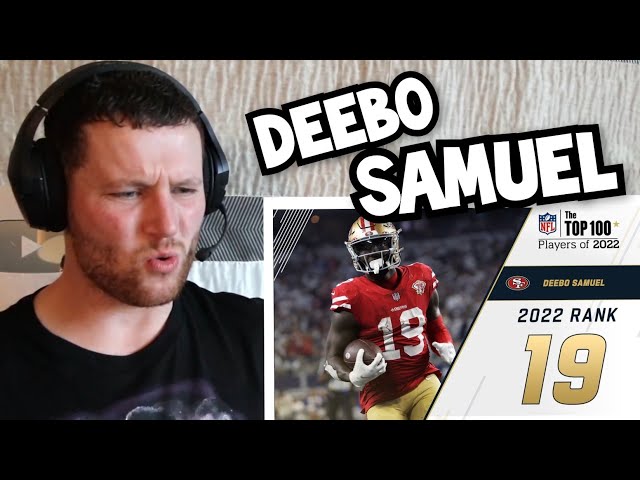 Rugby Player Reacts to DEEBO SAMUEL (San Francisco 49ers, WR) #19 NFL Top 100 Players in 2022