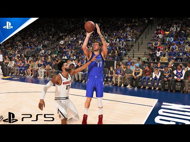 NBA 2K23 PS5 4K Gameplay | Dallas Mavericks vs Denver Nuggets