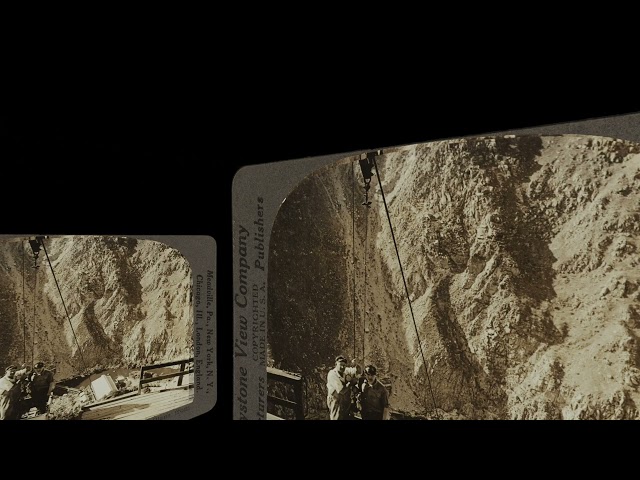 Above Edison Power Plant, Kern Canyon CA ~1926 (VR 3D still-image)