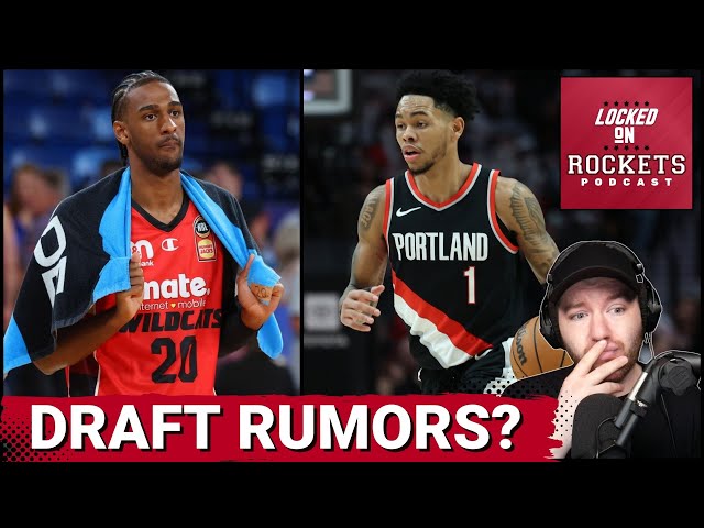 Houston Rockets NBA Draft & Trade Rumors: Alex Sarr In Play At Pick 3? Anfernee Simons Trade Target?