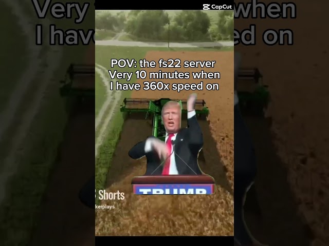 Why is it always night? #fs22 #funny #farmingsimulator #farmingsimulator22 #trump #mods