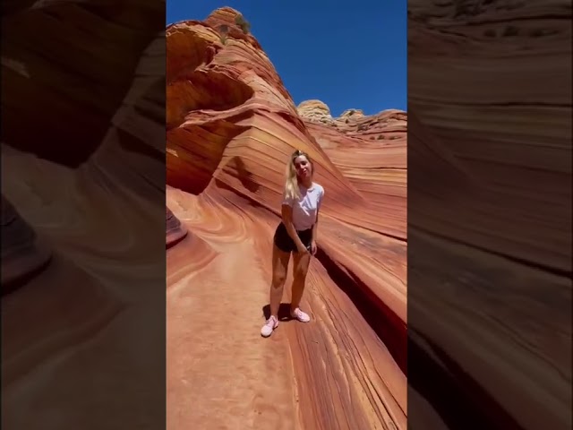 Hiking The Wave in 📍Arizona