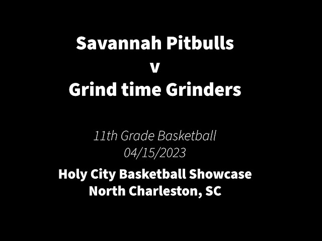 2023-04-15 11th grade Pitbulls basketball - Savannah Pitbulls v Grinders