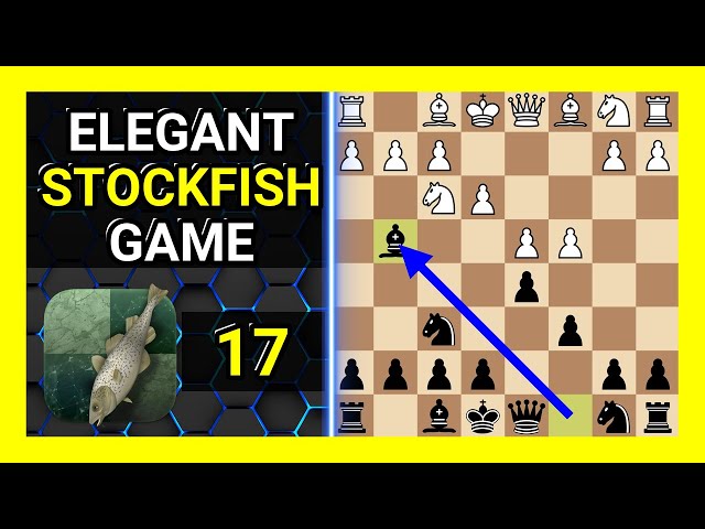 Elegant Stockfish 17 Chess Game, Slav Defense, Quiet Variation, Pin Defense