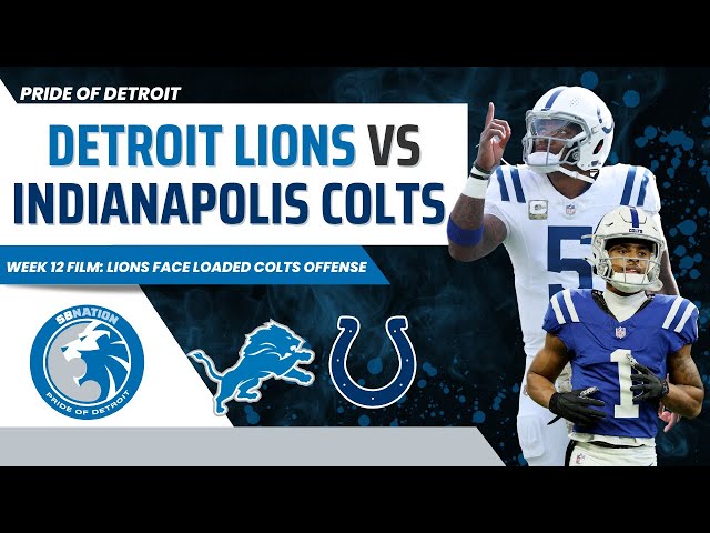 Scout the Opponent: Lions Face Off with Loaded Colts Offense