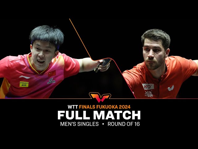 FULL MATCH | Wang Chuqin vs Patrick Franziska | MS R16 | #WTTFukuoka 2024